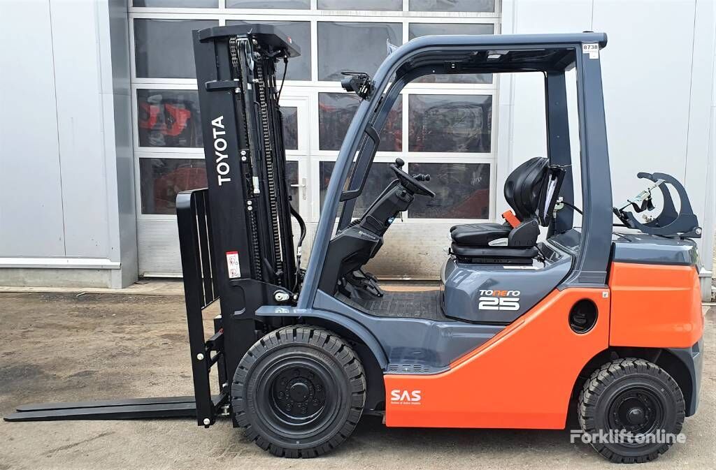 new Toyota 02-8 FG F 25 petrol forklift