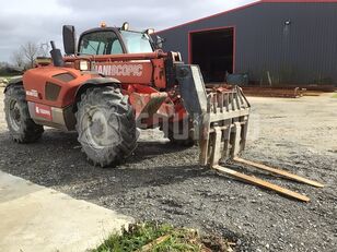 Manitou MT 1030 S with bucket and forkboard telehandler